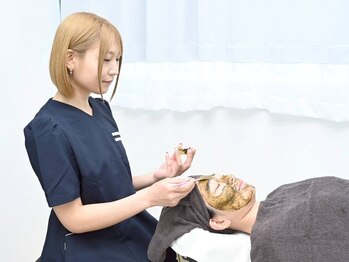 サロン エヌ(SALON N)の写真/ハーブピーリングで肌本来の力を強化◎土台から整え輝く水光肌へ♪ノーファンデで過ごせる本気の肌質改善を