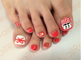 お正月フットネイル(^_-)-☆