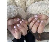 ロミー(Rommy)/春カラーフレンチネイル