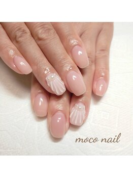 モコネイル(moco nail)/☆ワンカラー2本アート☆