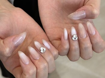 ネイル モア 岐阜駅店(nail mor.)の写真/《フィルイン導入》シンプルだからこそ差が付く★【ワンカラー・ラメグラコース】【シンプル定額コース】