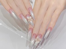 センスネイル 池袋店(Sense Nail)/冬のスノーホワイトネイル