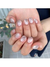 ミントリーフ バイ リート(Mint leaf by Reat)/グレーニュアンスネイル