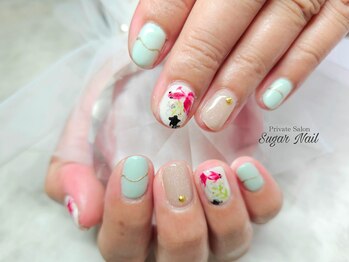 シュガーネイル(sugar nail)/金魚ネイル