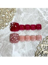ネイルズアジュール アピタ新潟西店(Nailz Azur)/フット　定額デザインAコース