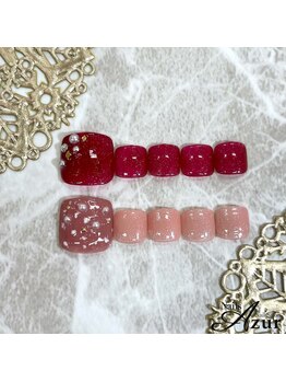 ネイルズアジュール アピタ新潟西店(Nailz Azur)/フット　定額デザインAコース