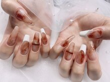 モルフォネイル(Morpho nail)/#ニュアンスネイル #マーブル