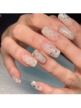 シュシュ(Chou chou)/ホワイトキルティングネイル