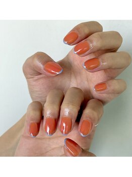 サララ(SALALA)/ベースカラー細フレンチ♪