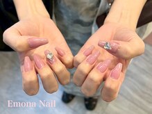 エモナネイル 博多駅前(Emona Nail)/ワンカラー×ハート！
