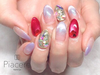 ピアチェーレ(Piacere)/バレンタインネイル