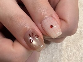 マンスリー定額/手書きネイル