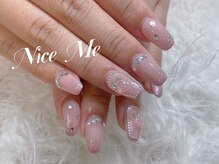 ナイスミー(Nice Me)/長さ出しワンホンネイル♪