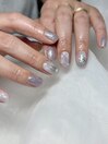 水滴ネイル　ニュアンス