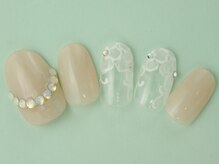 ネイルサロン ドレリッチ 大宮店(drerich)/【6990】ブライダルフラワー