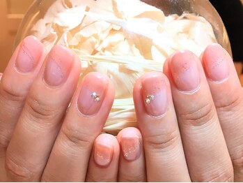 ネイルズ ララ(nails Lala)/流れるフレンチ。