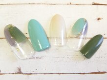 エムネイル(M Nail)/塗りかけフレンチ