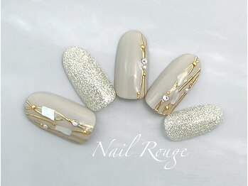 ネイルルージュ(Nail Rouge)/大人の上品ネイル