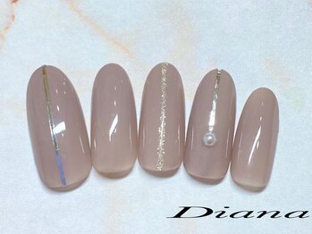 ディアナ ひたちなか高場店(DIANA)/定額ネイル 6600円 B‐029