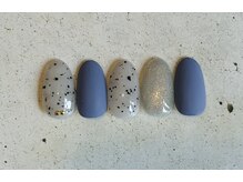 ネイルサロン エムズ(Nail Salon M's)/さりげなくダルメシアン柄を☆