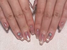 ひまりネイル(ひまりnail)/マグネットフレンチネイル