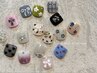 【foot】親指アート+ワンカラー ¥7800（初回オフ・パラジェル無料）