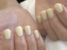 フェミニンネイル(Feminine Nail)/イエローバターネイル