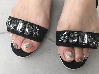 プティットスリール 西尾店(Petit Sourire)/【foot】秋のシェルネイル♪