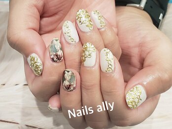 ネイルズアリー 立川店(Nails ally)/ロココ調×マリーアントワネット