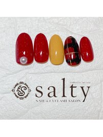 チェックネイル