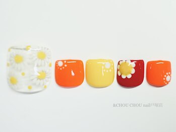 アンドシュシュネイル(&CHOU CHOU nail)/フット定額