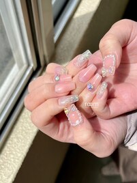 コーラルピンク×定額デザイン