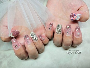 シュガーネイル(sugar nail)/埋め込みフラッシュネイル