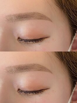 ラグゼエヌユー(luxxe_nu.)の写真/大好評☆自分史上最高の美眉に！【アイブロウWAX＋黄金比・美眉スタイリング☆似合わせメイク付き】
