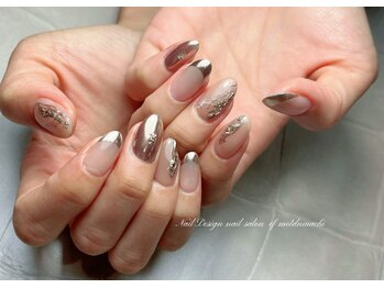 エフネイル 元町中華街店(ef nail)/ミラーフレンチ大人気！