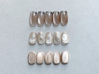 フィロンネイル 表参道店(filonnail)の写真/"こだわりぬいたさりげなさ"を。インク/色混ぜ等ニュアンス特化のデザインが豊富【定額ニュアンス¥7500～】