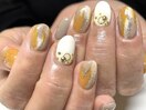 秋カラーネイル