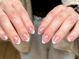 マグネットネイルピンクベージュ