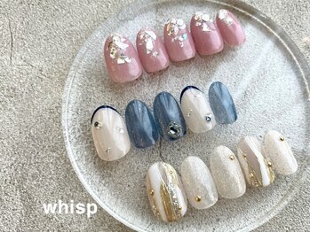 ウィスプ(WHISP)の写真/【恵比寿駅3分】パラジェル/フィルイン推奨サロン/パラジェル代無料◎豊富なアート・ニュアンスネイルも♪