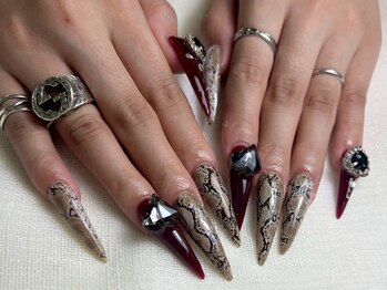 ラム(Ram)の写真/【スカルプ長さだし】ワンカラー￥10000/デザイン持ち込み￥14000★あなたの理想のネイルが実現♪