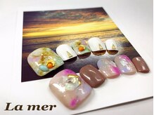 ラメール(La mer)/夏★フットネイル★ 7700円