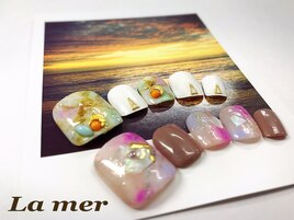 夏★フットネイル★ 7700円