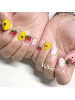 メロウ/サマーネイル★ひまわりネイル