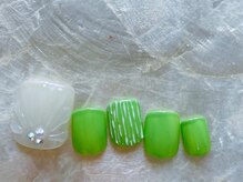 モグネイル(Mogunail)/フット定額　マーメイドネイル