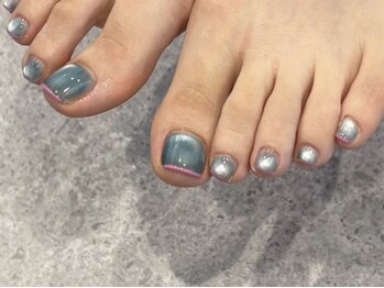 ヒアリ(HERE'Re)の写真/【ニュアンス/マグネット/ミラー/アート/フレンチ/個性派…】あなただけの特別な足元へ☆初回off無料♪