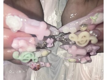 プリンセス(Princess)/ゴテゴテかわいいネイル12400円