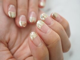 ミラーフレンチネイル