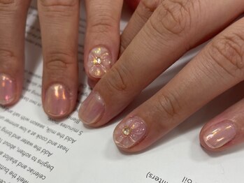 シェリーラメール 池袋店(cherie la mer)/クリアぷっくりフラワー