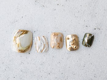 ルフトエーデ(LUFT Ode)/【Foot Art 10】Gold ニュアンス