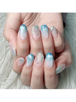 インプレス 鶴見店(Impress)/ヤシの木ネイル